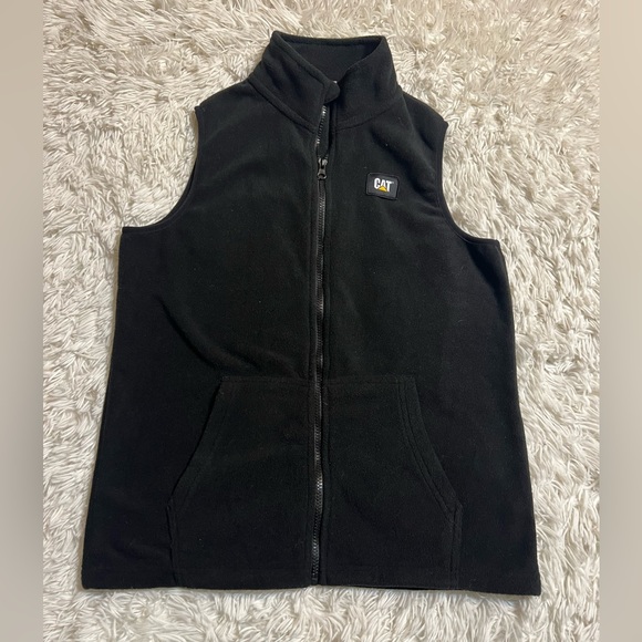 CAT black vest size 14/16 - Picture 1 of 3